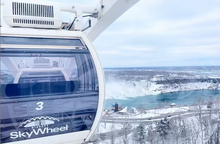 SkyWheel in Winter