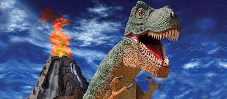 恐龙冒险高尔夫霸王龙与火山爆发